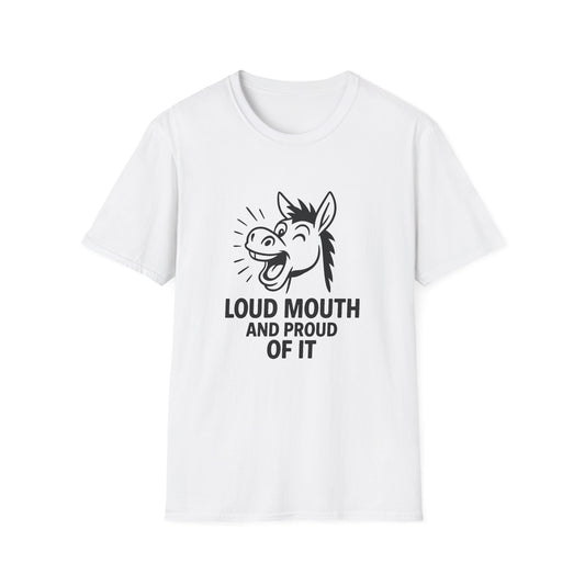 Horse T-Shirt - 'Loud Mouth' Softstyle Tee