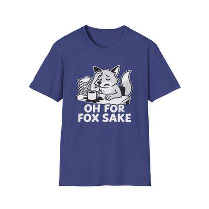 Fox T-Shirt - 'Oh For Fox Sake' Softstyle Tee