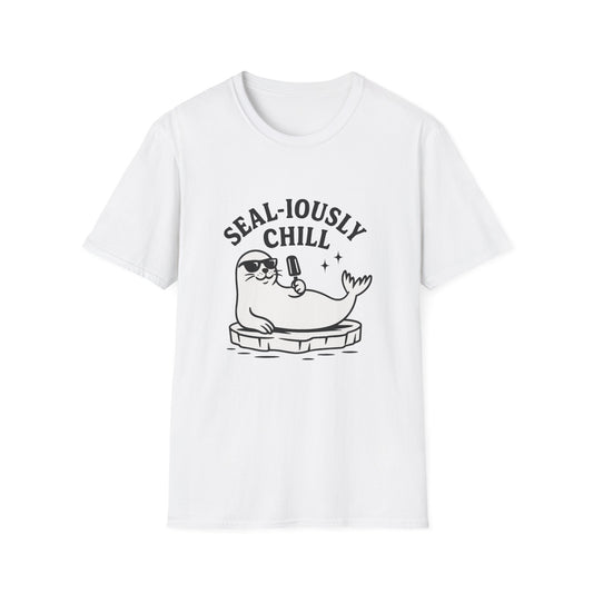 Seal T-Shirt - 'Sealiously Chill' Softstyle Tee