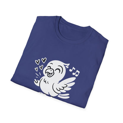 Bird T-Shirt - 'Talk Biiirdy To Me' Softstyle Tee