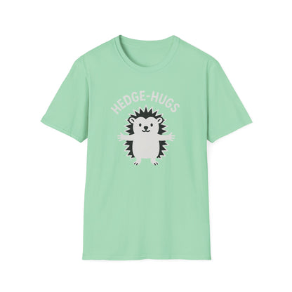 Hedgehog T-Shirt - 'Hedge-Hugs' Softstyle Tee
