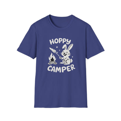 Rabbit T-Shirt - 'Hoppy Camper' Softstyle Tee