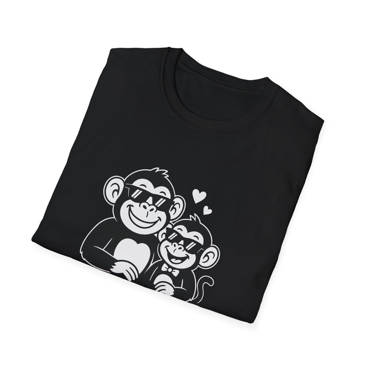Monkey T-Shirt - 'Chimp Off the Old Block' Softstyle Tee