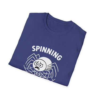 Spider T-Shirt - 'Spinning Out of Control' Softstyle Tee