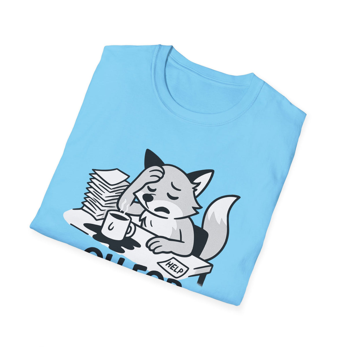 Fox T-Shirt - 'Oh For Fox Sake' Softstyle Tee