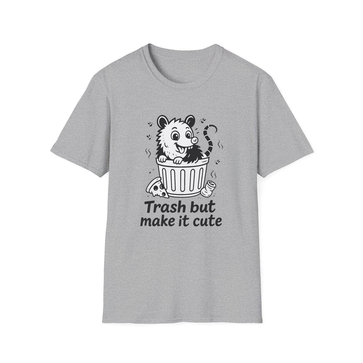 Possum T-Shirt - 'Trash But Make it Cute' Softstyle Tee