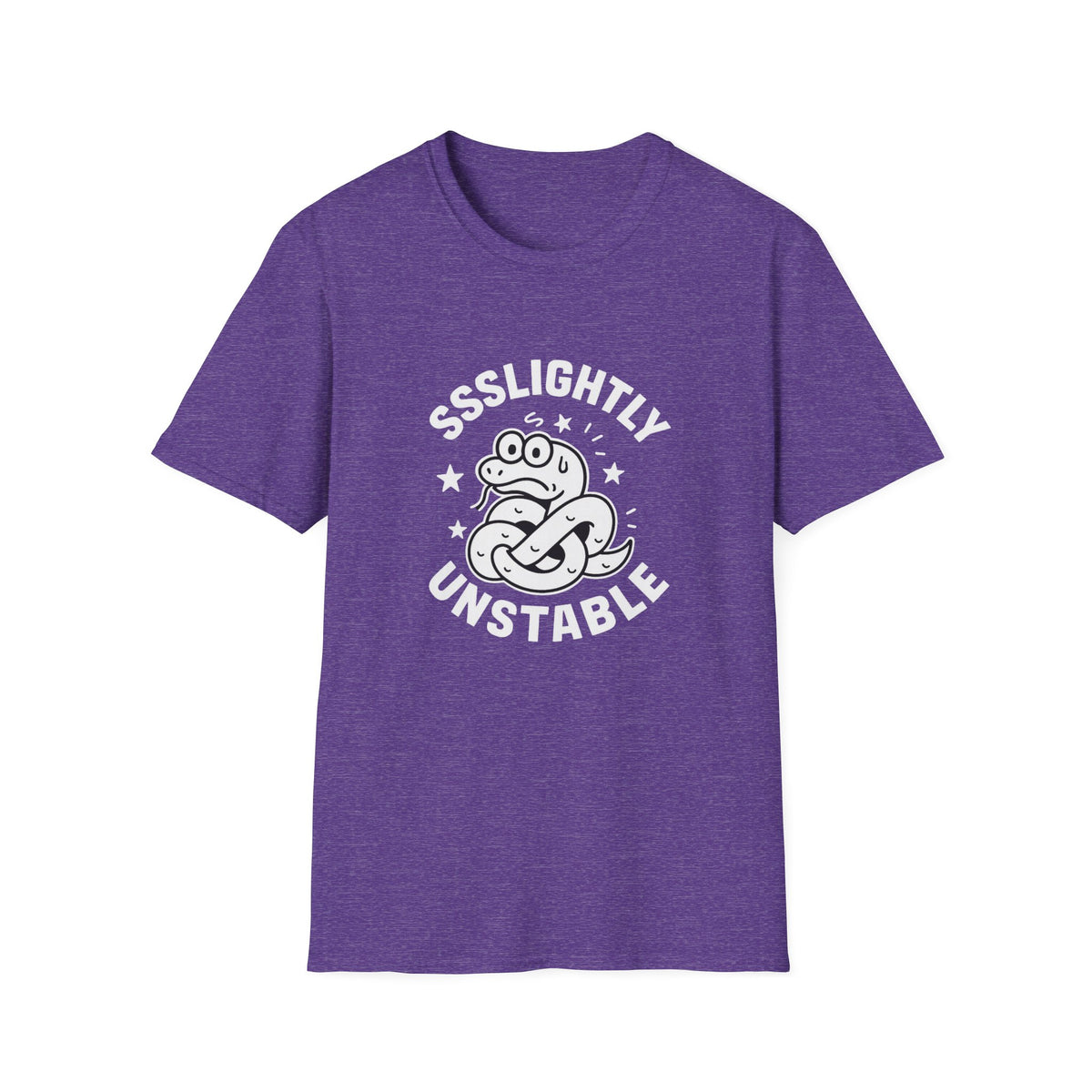 Slightly Unstable T-Shirt, Unisex Tee, Funny Graphic Shirt, Casual Wear, Gift for Friends, Quirky Fashion Statement
