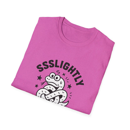 Slightly Unstable T-Shirt, Unisex Tee, Funny Graphic Shirt, Casual Wear, Gift for Friends, Quirky Fashion Statement