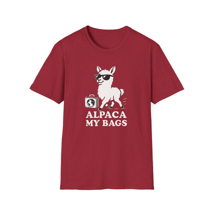 Alpaca T-Shirt - 'Alpaca My Bags' Softstyle Tee