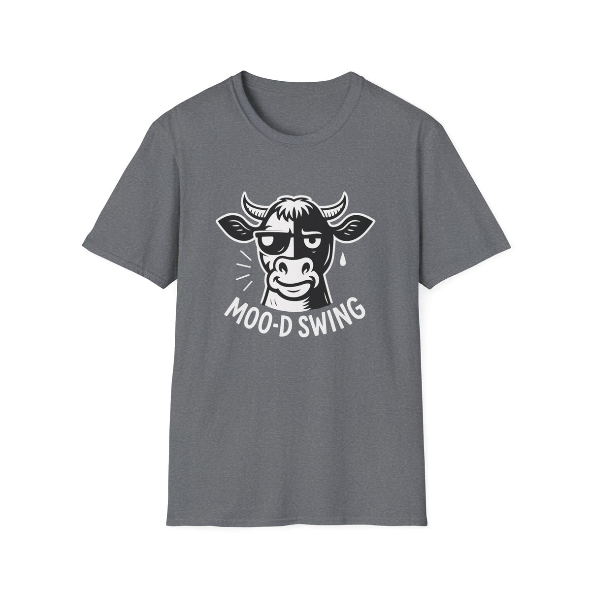 Cow T-Shirt - 'Moo-D Swing' Softstyle Tee