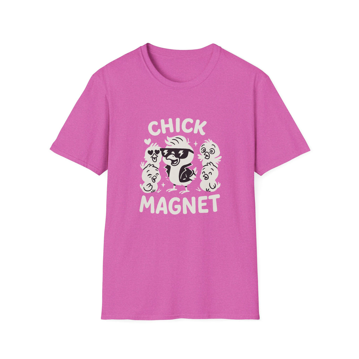 Chick T-Shirt - 'Chick Magnet' Softstyle Tee