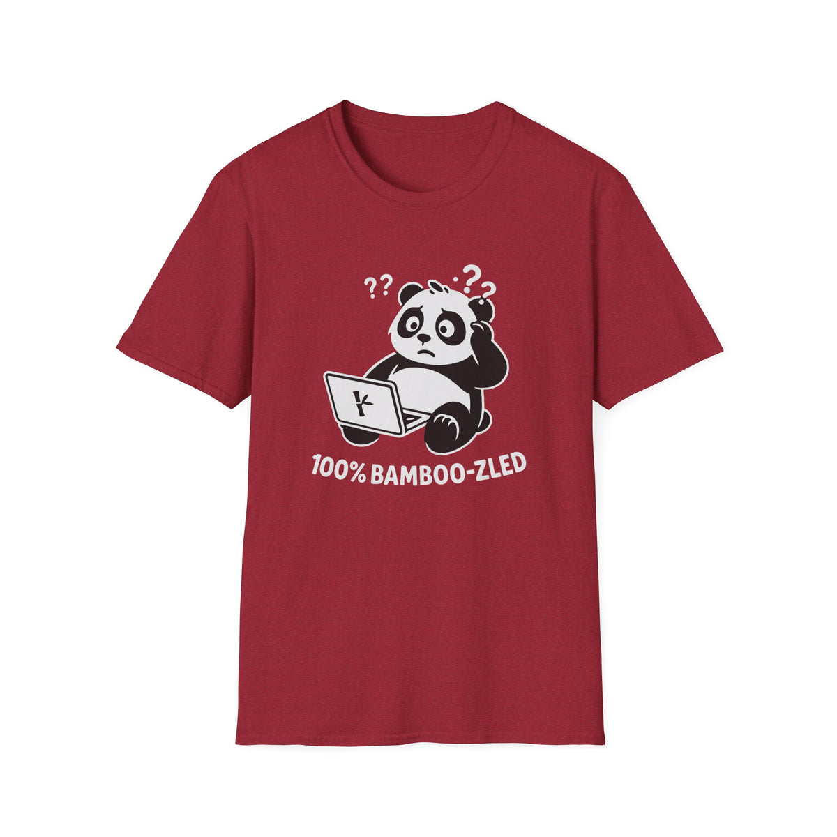 Panda T-Shirt - '100% Bamboozled' Softstyle Tee