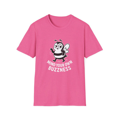 Bee T-Shirt - 'Mind Your Own Buzzness' Softstyle Tee