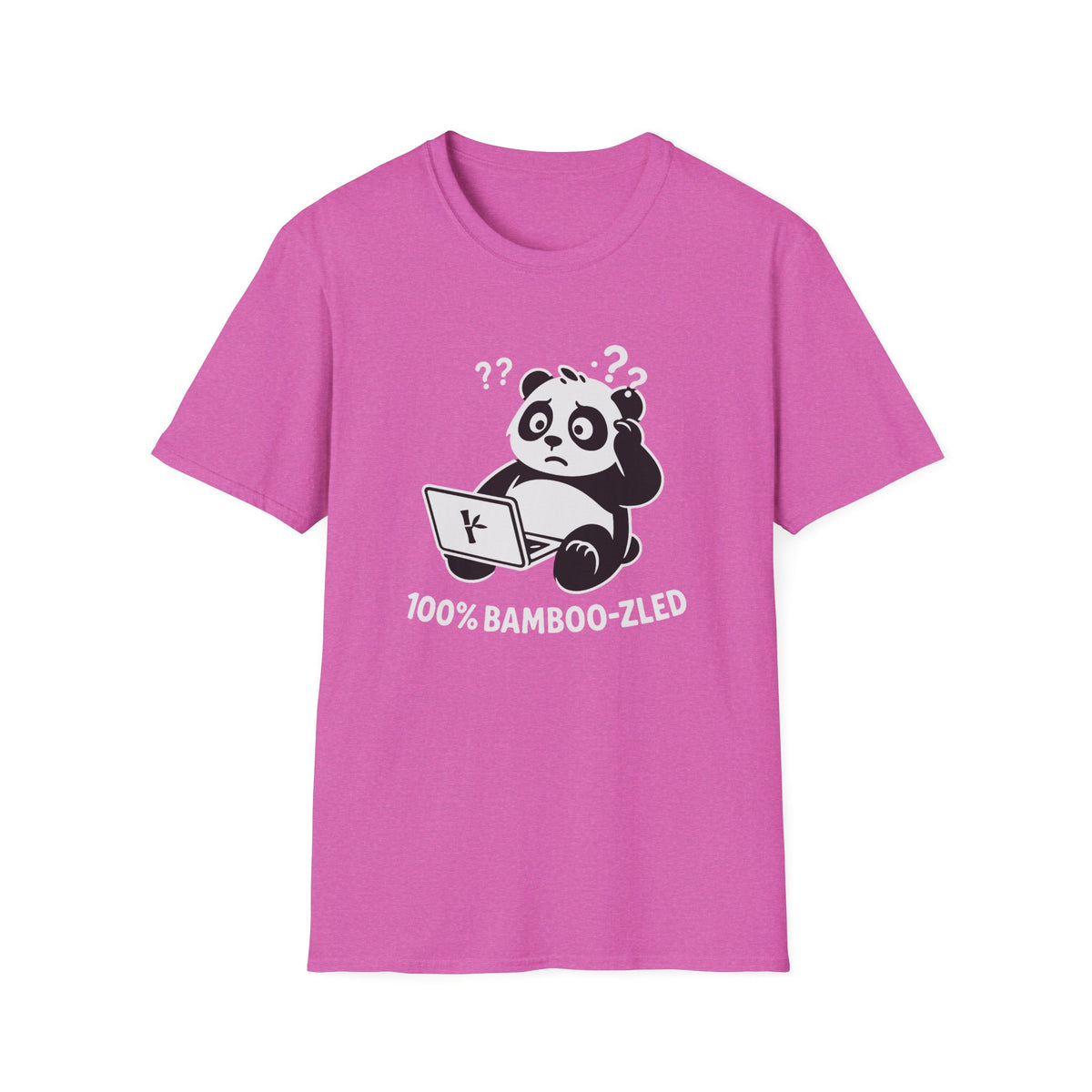 Panda T-Shirt - '100% Bamboozled' Softstyle Tee