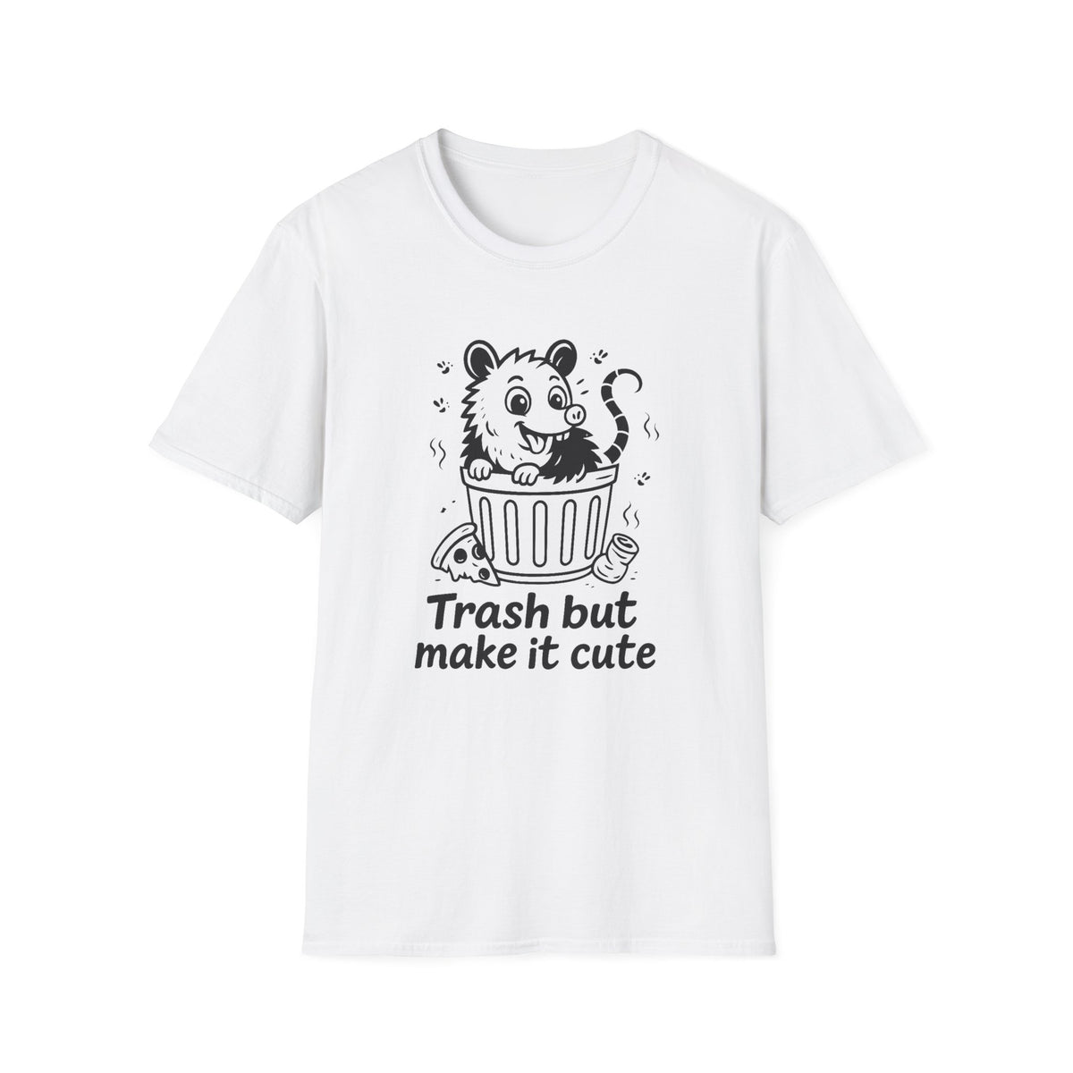 Possum T-Shirt - 'Trash But Make it Cute' Softstyle Tee