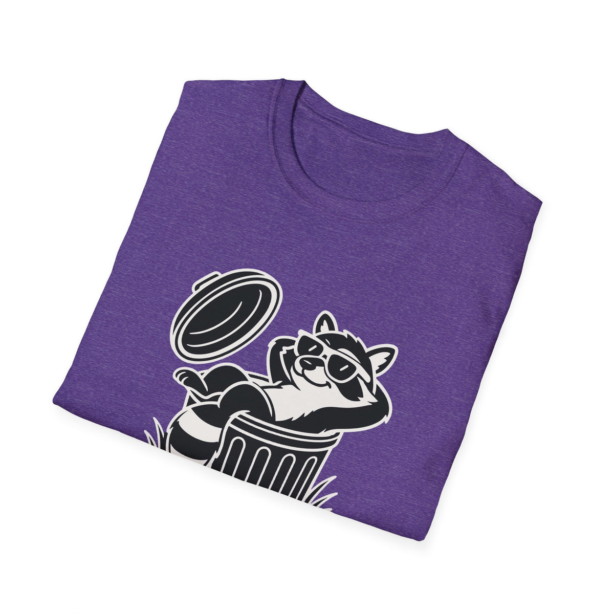 Racoon T-Shirt - 'Don't Trash My Vibe' Softstyle Tee