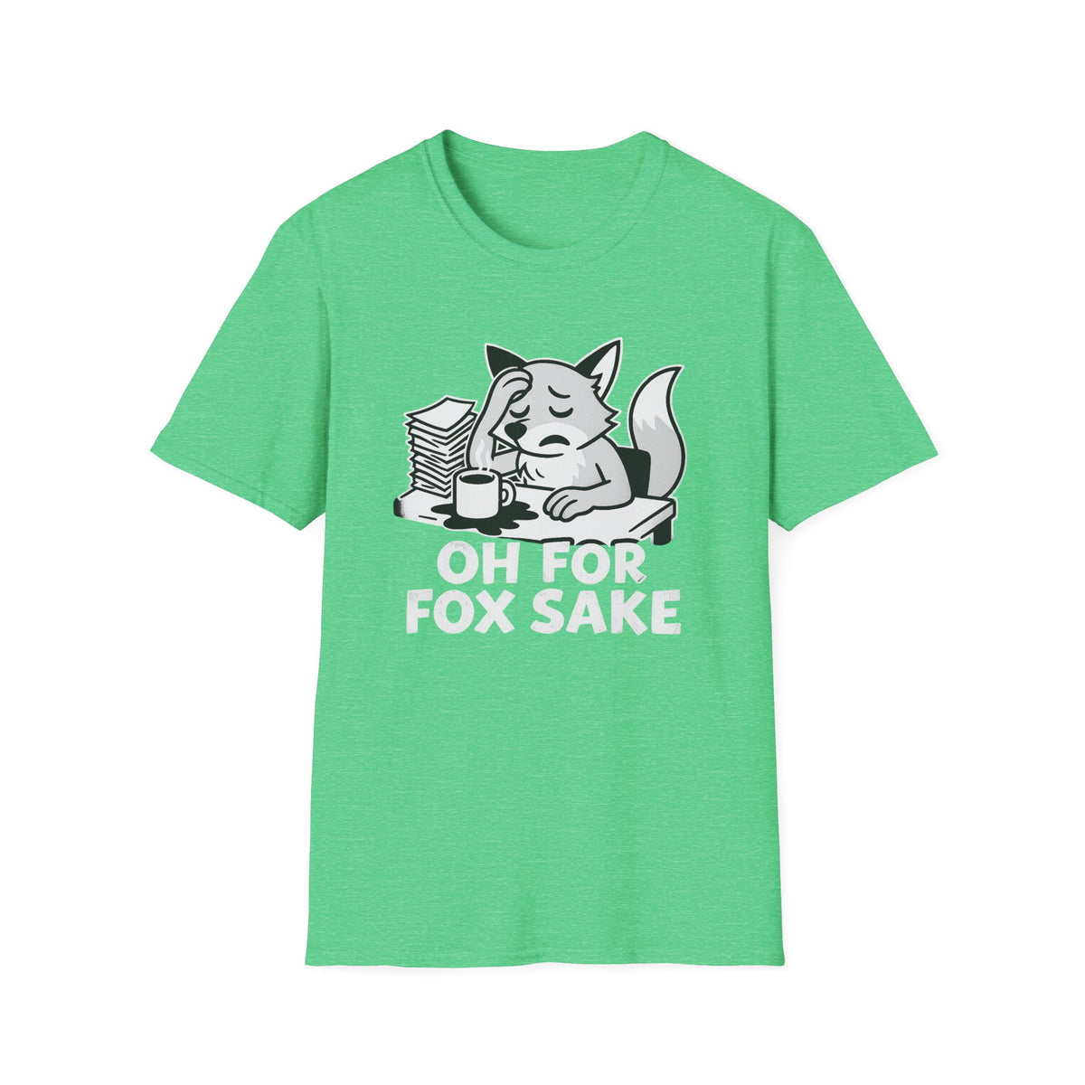Fox T-Shirt - 'Oh For Fox Sake' Softstyle Tee