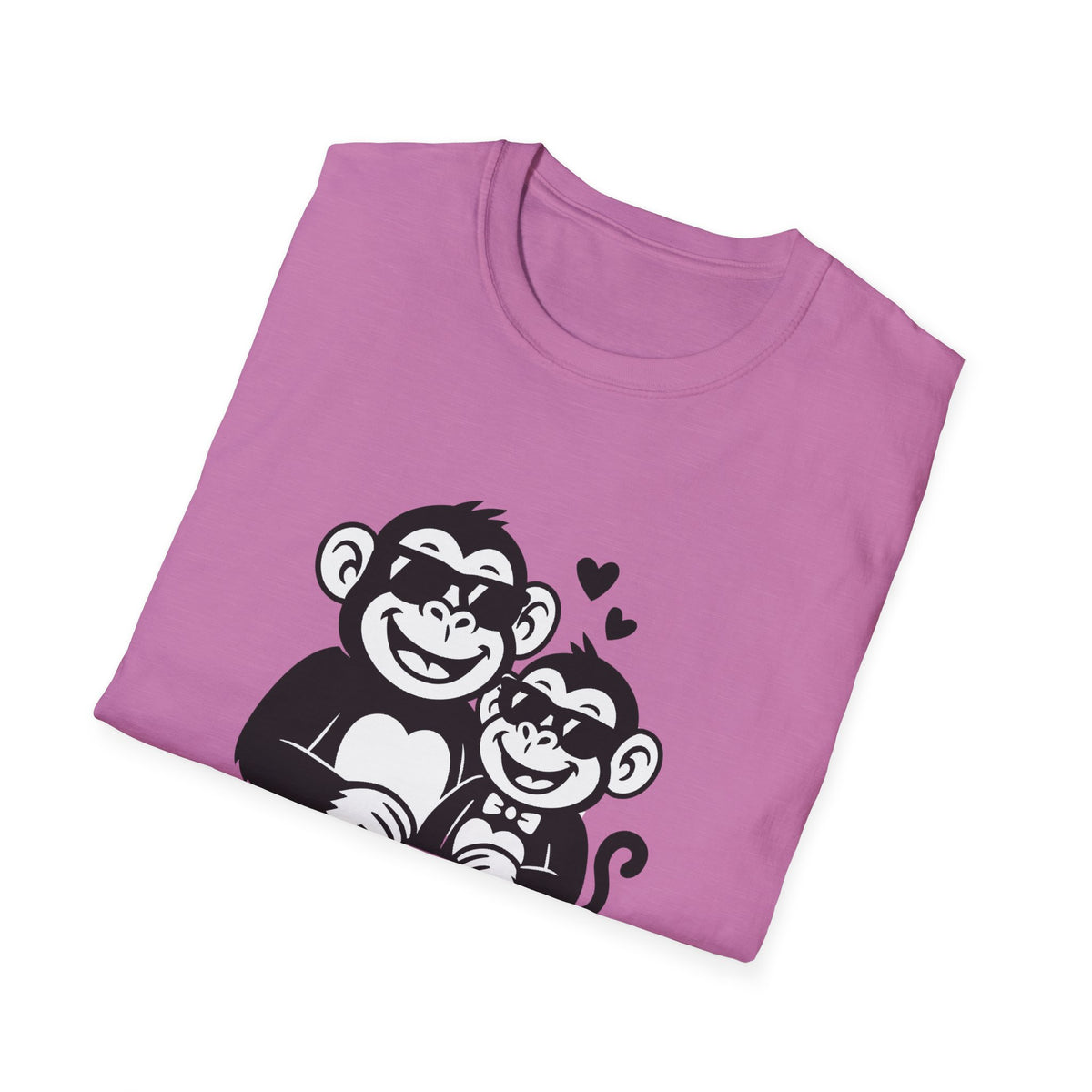 Monkey T-Shirt - 'Chimp Off the Old Block' Softstyle Tee