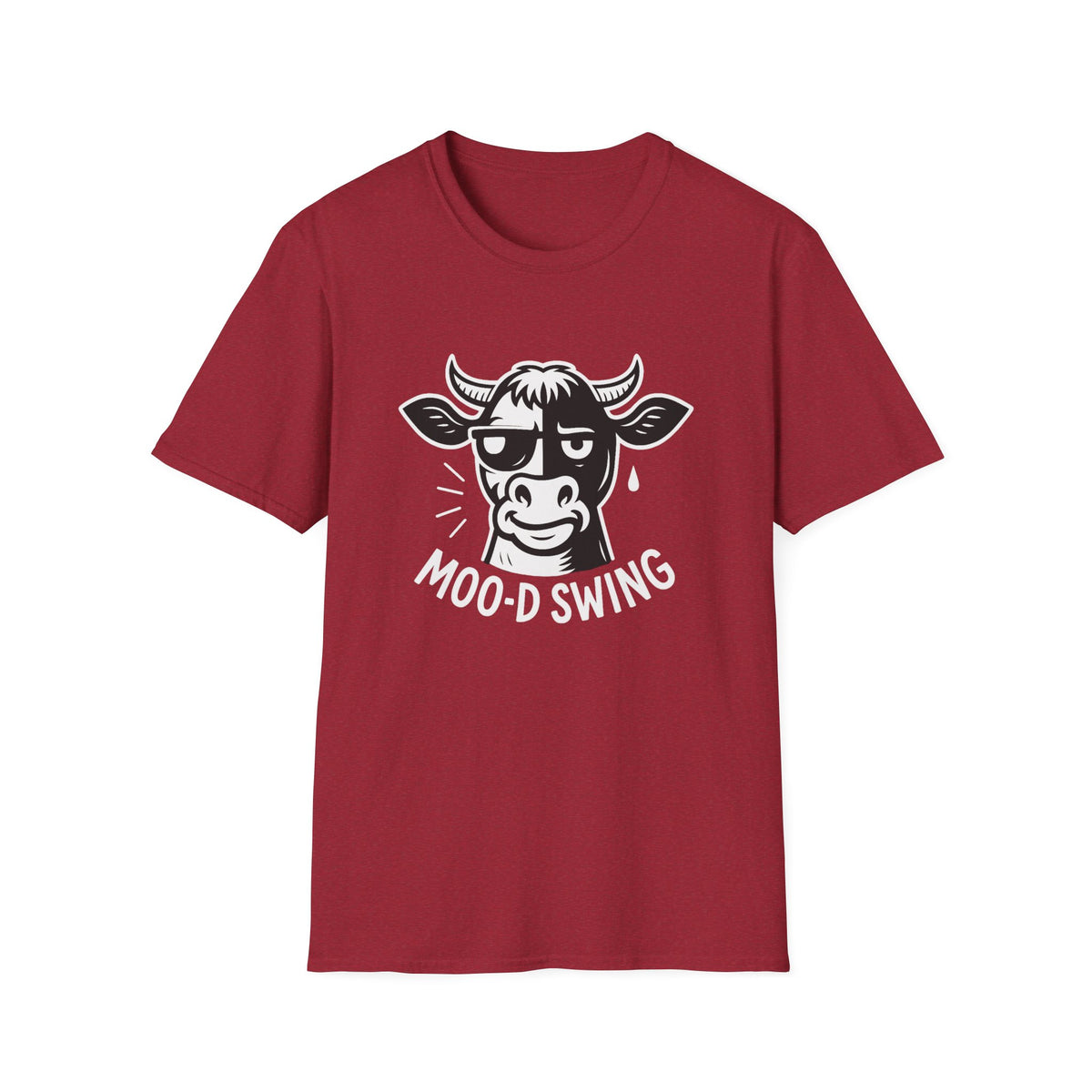 Cow T-Shirt - 'Moo-D Swing' Softstyle Tee