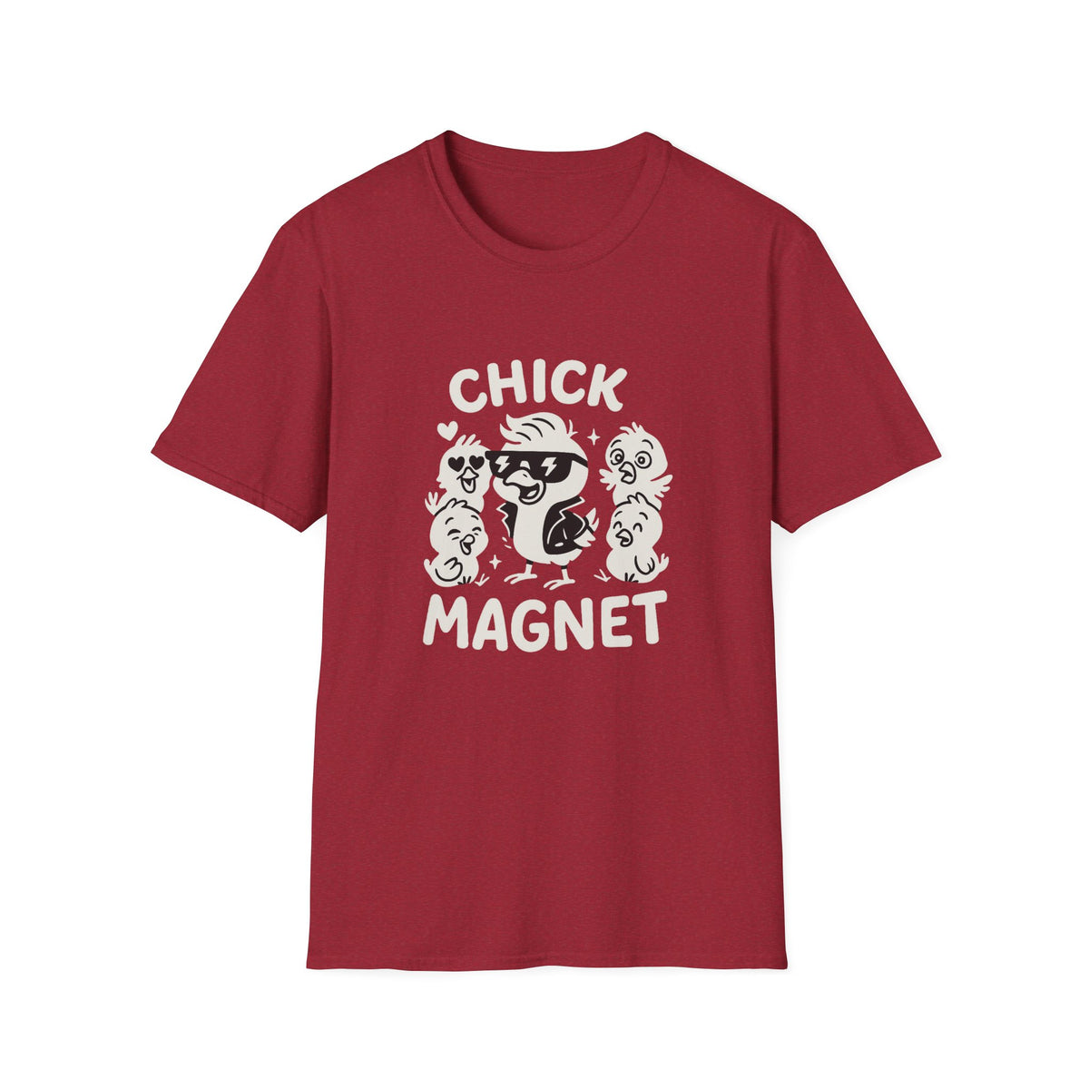 Chick T-Shirt - 'Chick Magnet' Softstyle Tee