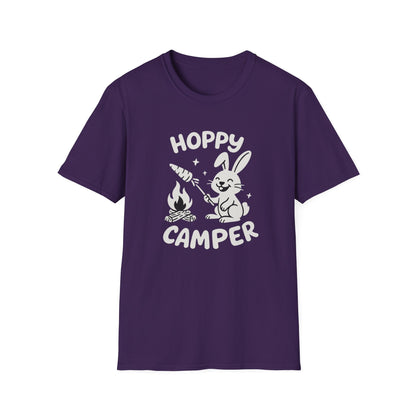 Rabbit T-Shirt - 'Hoppy Camper' Softstyle Tee