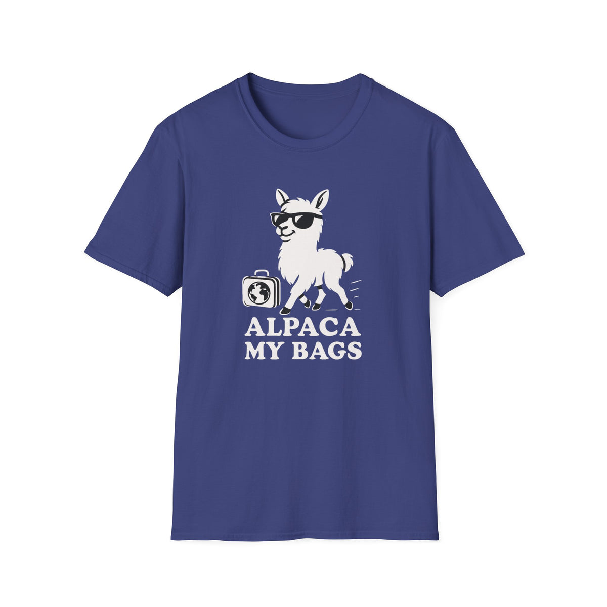 Alpaca T-Shirt - 'Alpaca My Bags' Softstyle Tee