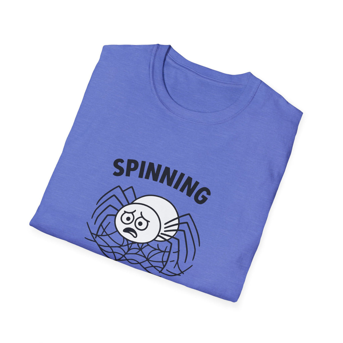 Spider T-Shirt - 'Spinning Out of Control' Softstyle Tee