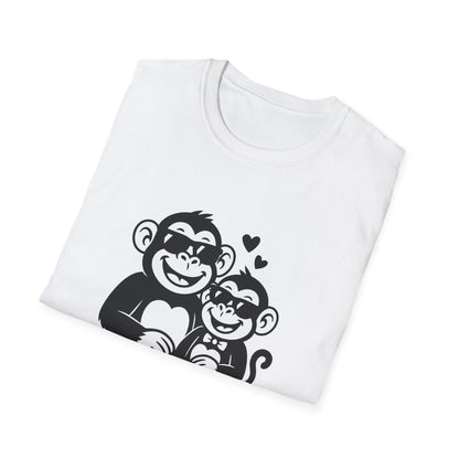 Monkey T-Shirt - 'Chimp Off the Old Block' Softstyle Tee