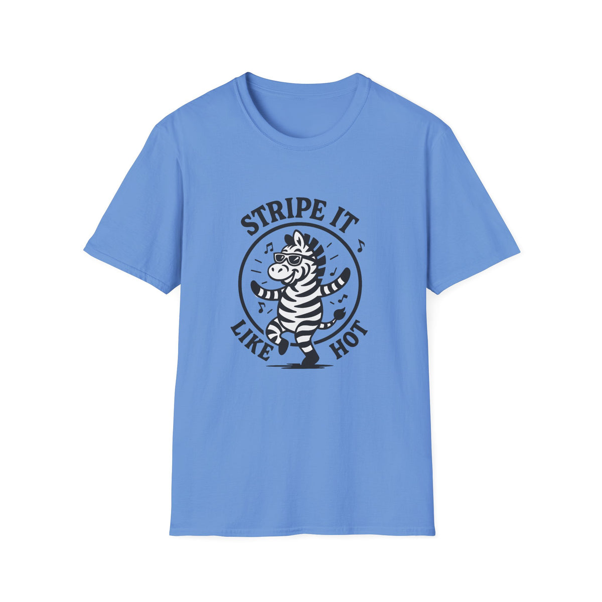 Zebra T-Shirt - 'Stripe It Like Hot' Softstyle Tee