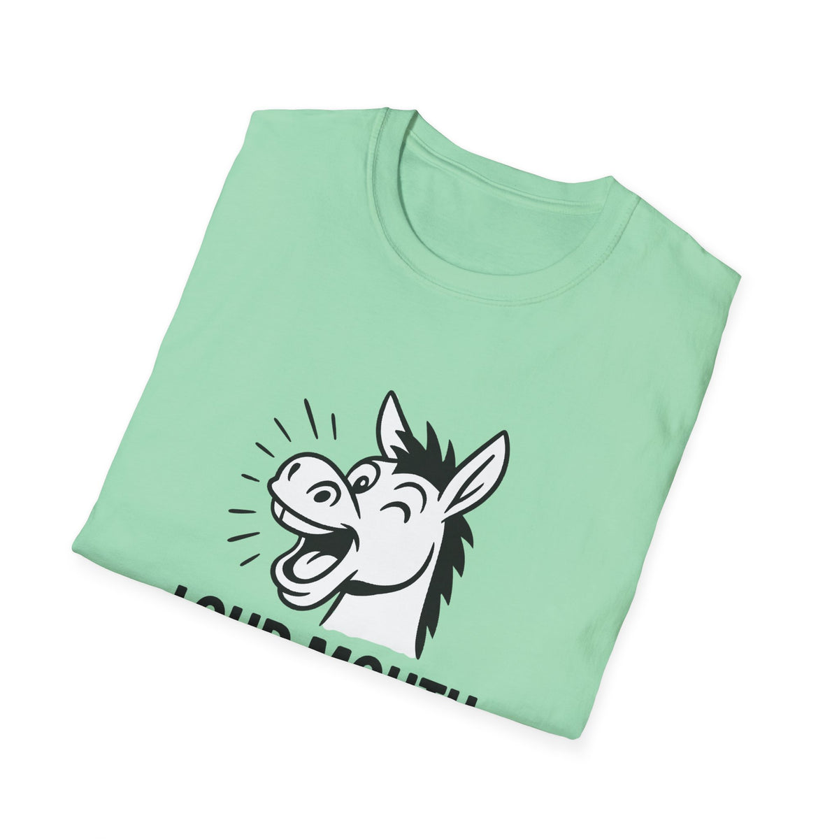 Horse T-Shirt - 'Loud Mouth' Softstyle Tee
