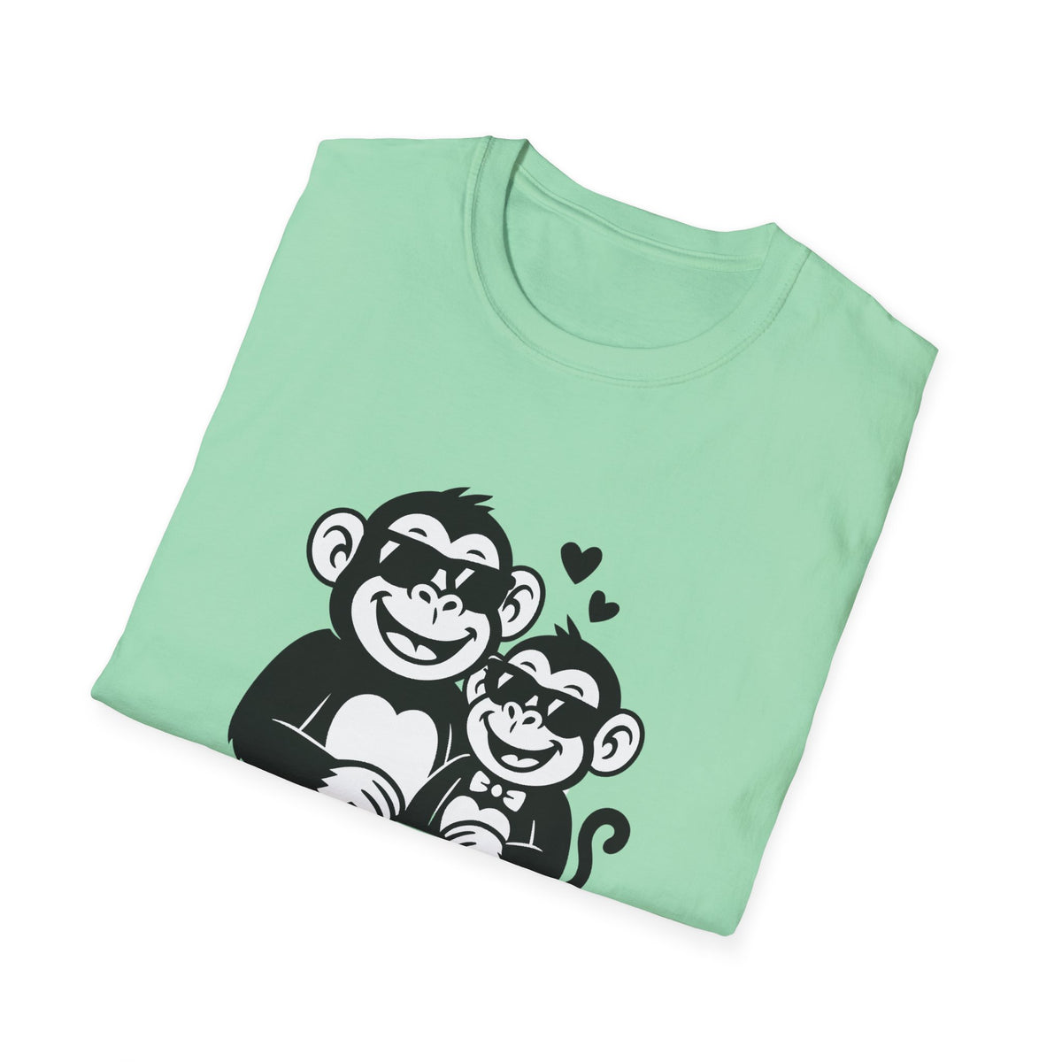 Monkey T-Shirt - 'Chimp Off the Old Block' Softstyle Tee