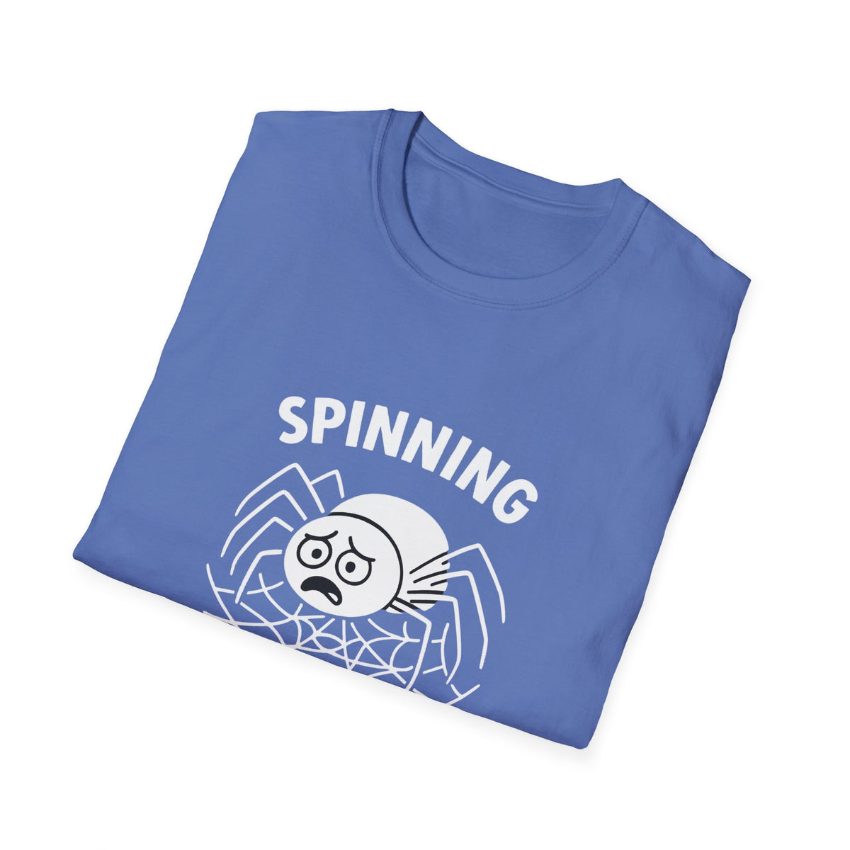 Spider T-Shirt - 'Spinning Out of Control' Softstyle Tee