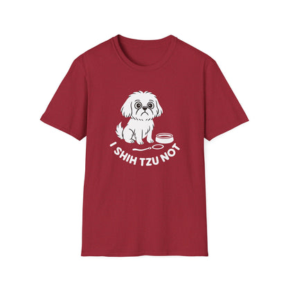 Shih Tzu Not Unisex Softstyle T-Shirt | Funny Dog Lover Tee, Pet Owner Gift, Casual Wear, Gift for Dog Lovers, Cute Animal Shirt