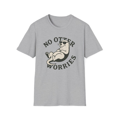 Otter T-Shirt - 'No Otter Worries' Softstyle Tee