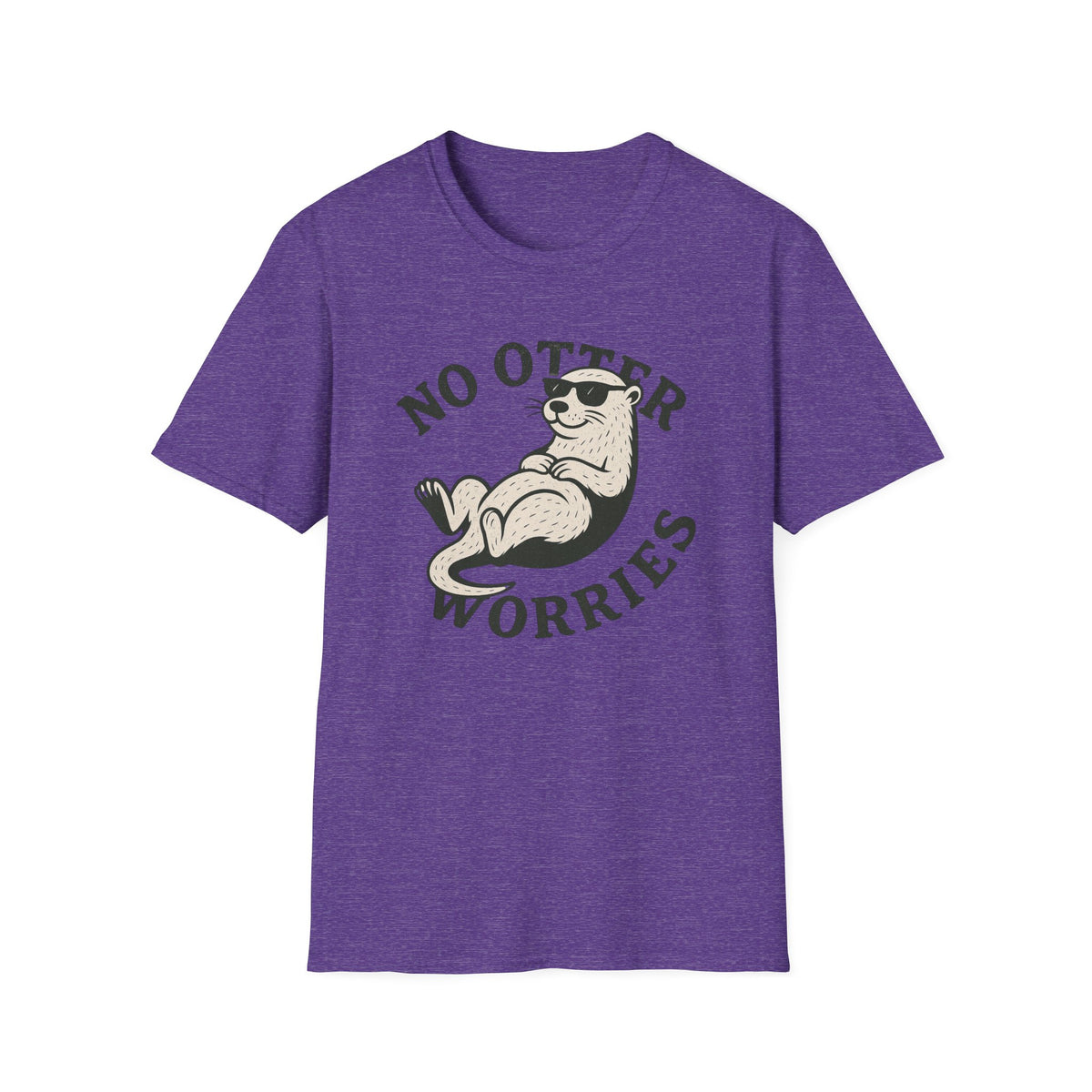 Otter T-Shirt - 'No Otter Worries' Softstyle Tee
