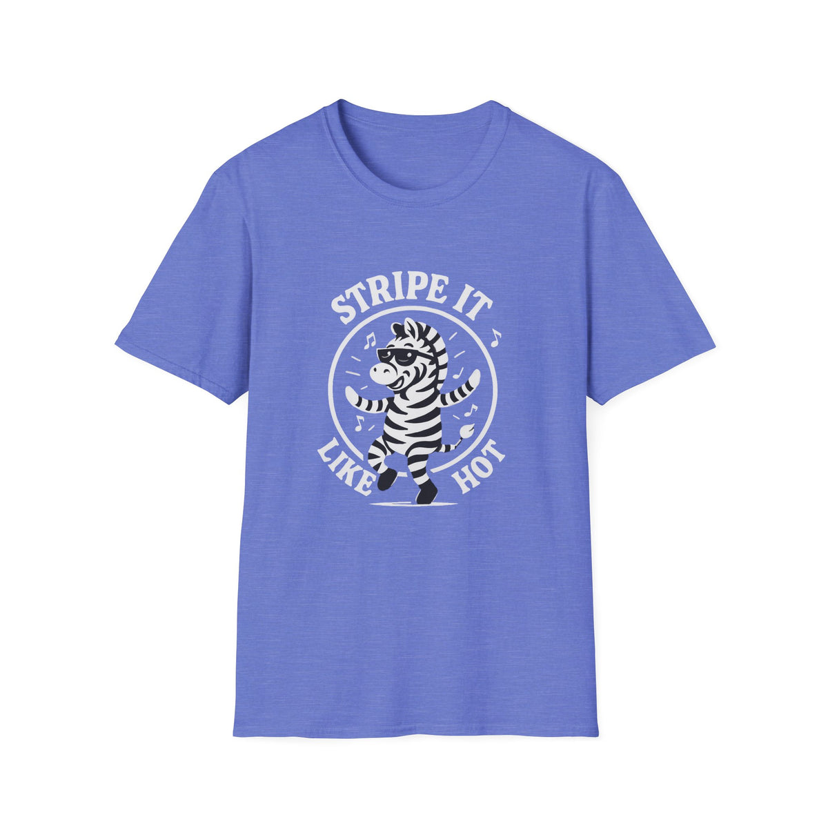 Zebra T-Shirt - 'Stripe It Like Hot' Softstyle Tee