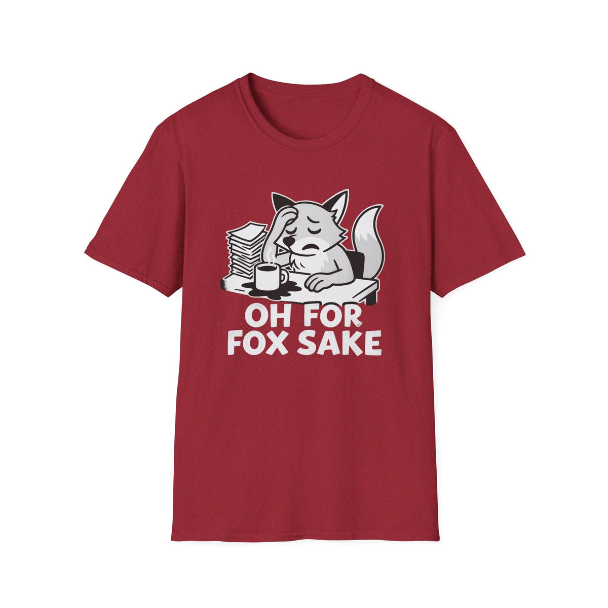 Fox T-Shirt - 'Oh For Fox Sake' Softstyle Tee