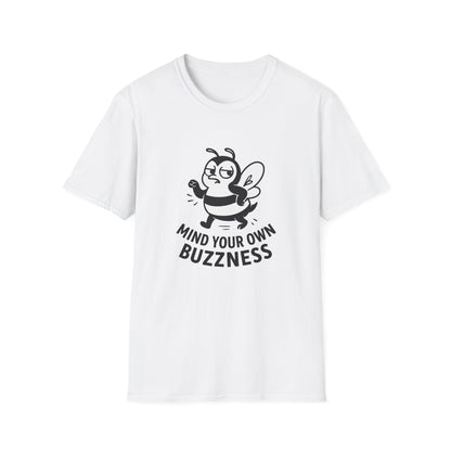 Bee T-Shirt - 'Mind Your Own Buzzness' Softstyle Tee