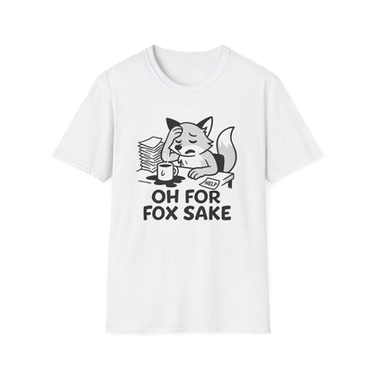 Fox T-Shirt - 'Oh For Fox Sake' Softstyle Tee