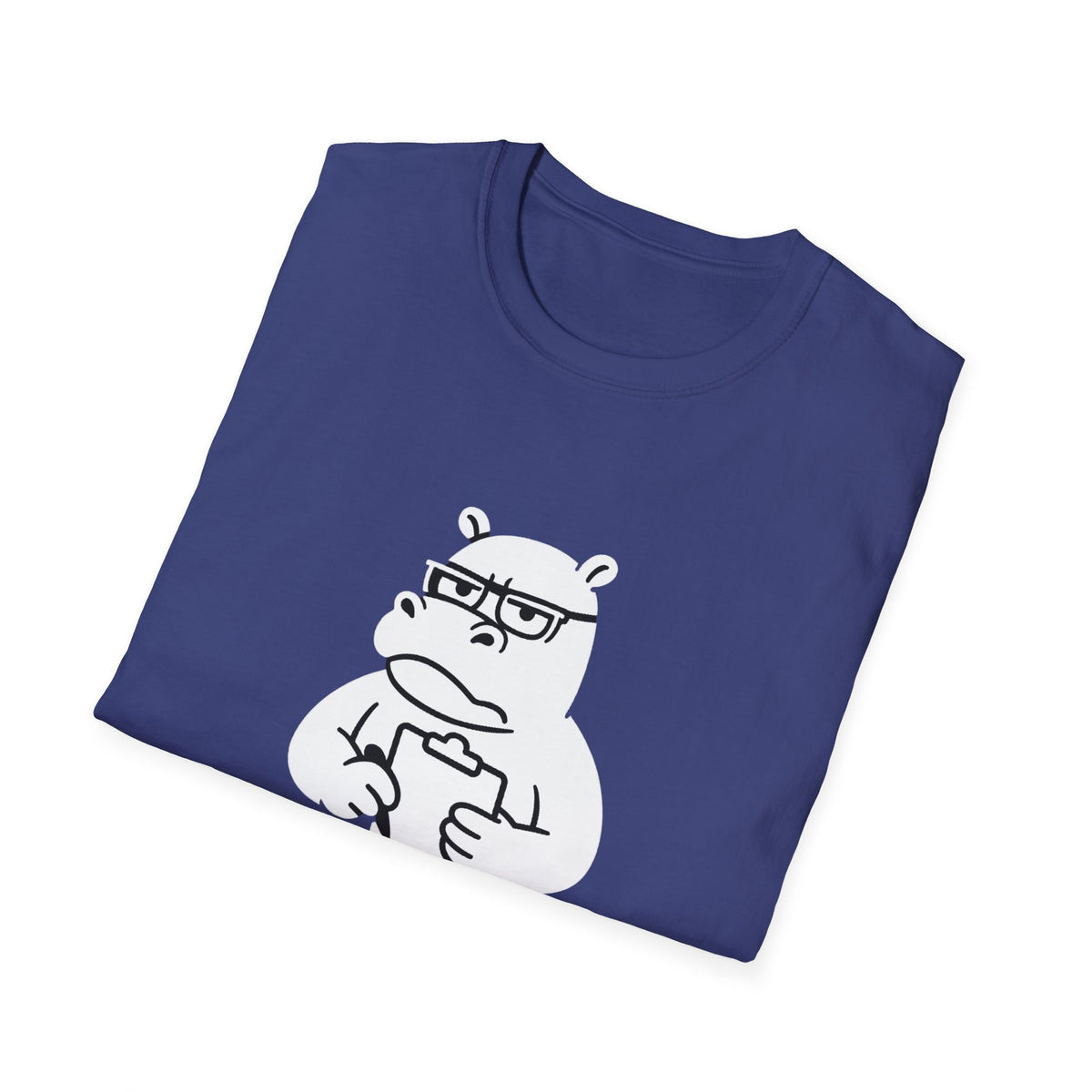 Hippo T-Shirt - 'Hippo-Critical' Softstyle Tee