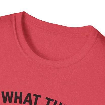 Moose T-Shirt - 'What The Moose Is Going On' Softstyle Tee