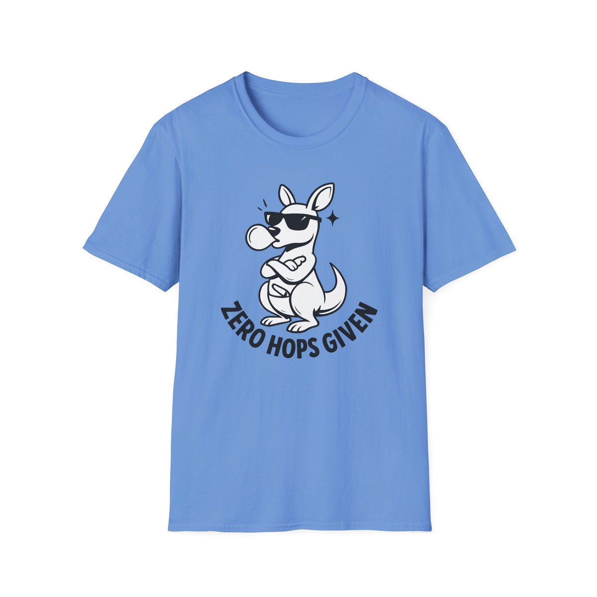Kangaroo T-shirt - 'Zero Hops Given Tee' Softstyle Tee