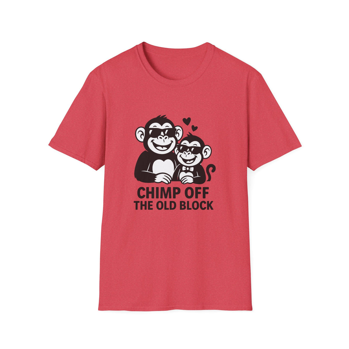 Monkey T-Shirt - 'Chimp Off the Old Block' Softstyle Tee