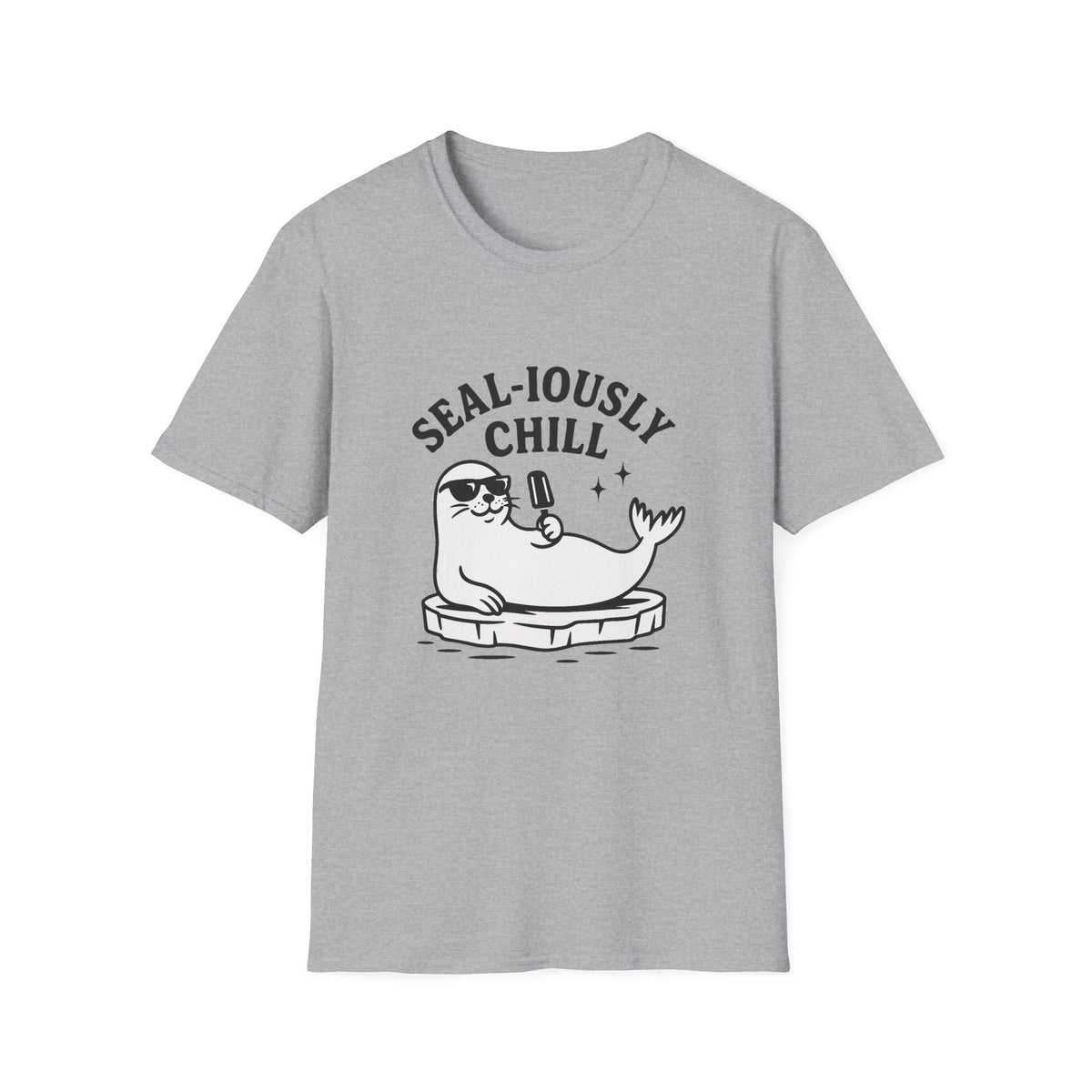 Seal T-Shirt - 'Sealiously Chill' Softstyle Tee