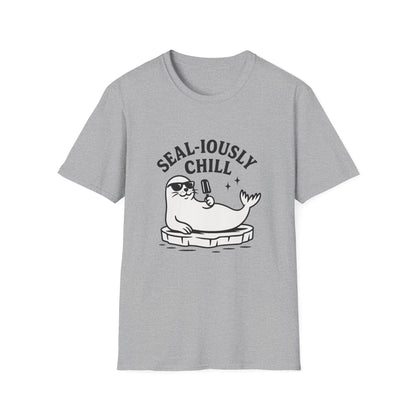 Seal T-Shirt - 'Sealiously Chill' Softstyle Tee