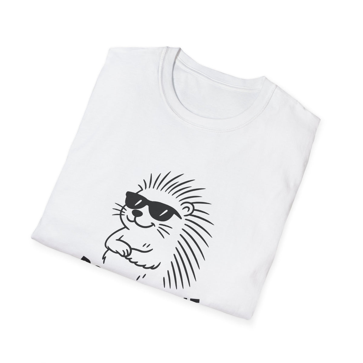 Porcupine T-Shirt - 'Porcu-Fine' Softstyle Tee