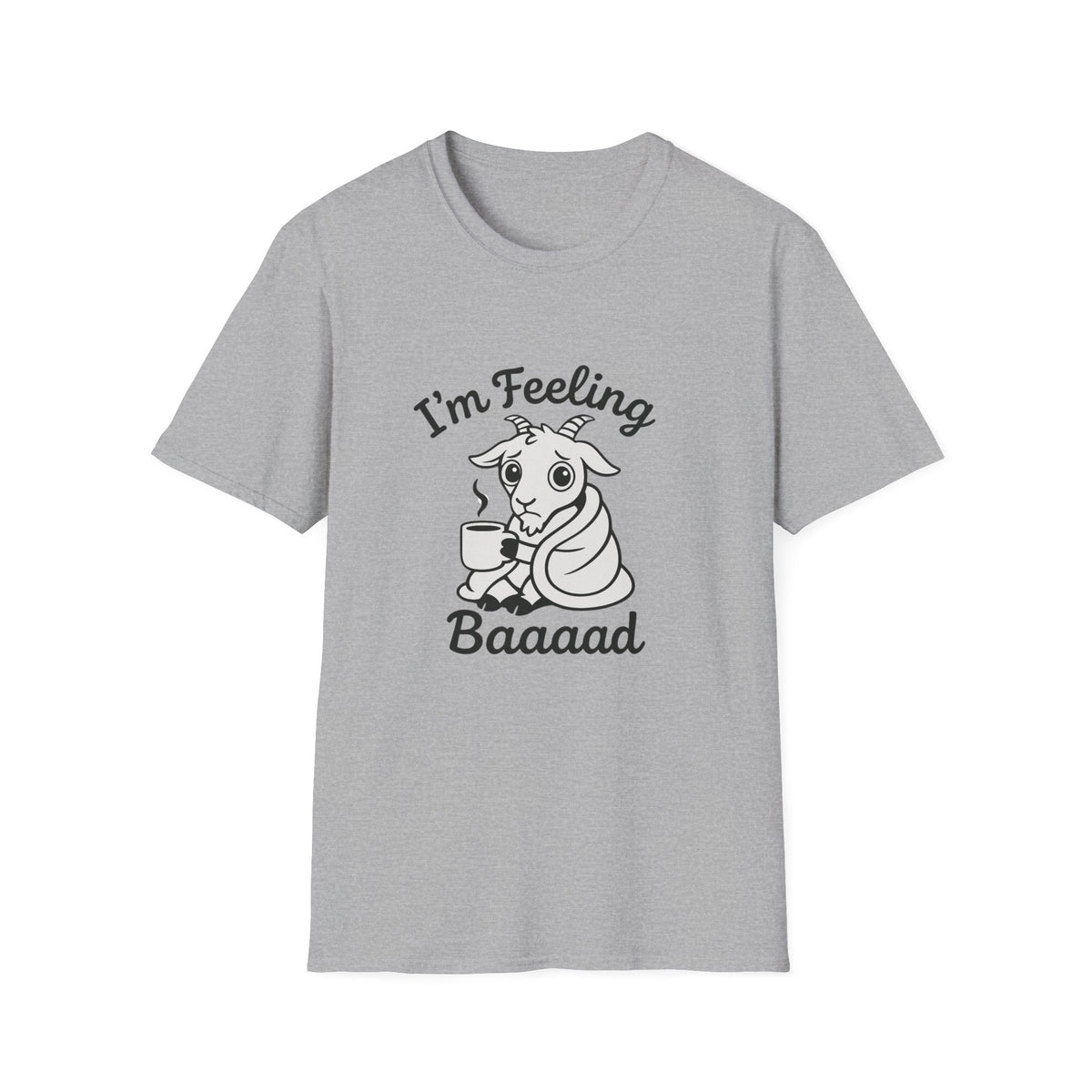 Goat T-Shirt - 'I'm Feeling Baaad' Softstyle Tee