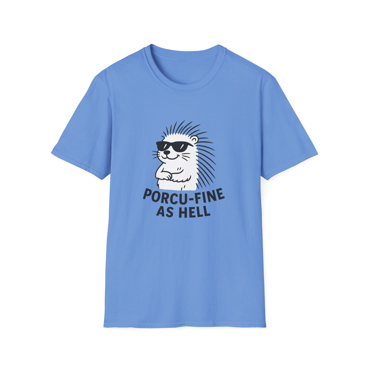 Porcupine T-Shirt - 'Porcu-Fine' Softstyle Tee