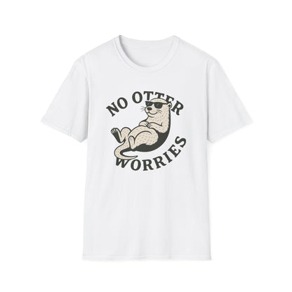 Otter T-Shirt - 'No Otter Worries' Softstyle Tee