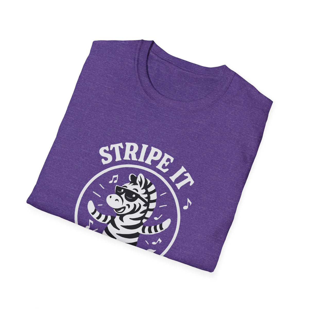 Zebra T-Shirt - 'Stripe It Like Hot' Softstyle Tee